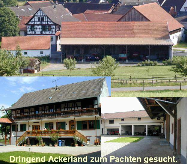 Dringend Ackerland zum Pachten gesucht.